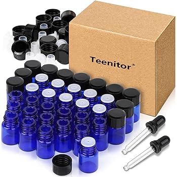 Amazon.co.jp: Teenitor 精油小分け 遮光瓶 2ml 36本セット 遮光